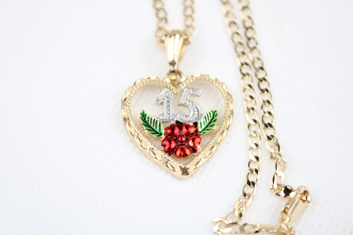 Cadena para quinceañera oro laminado / Gold plated chain