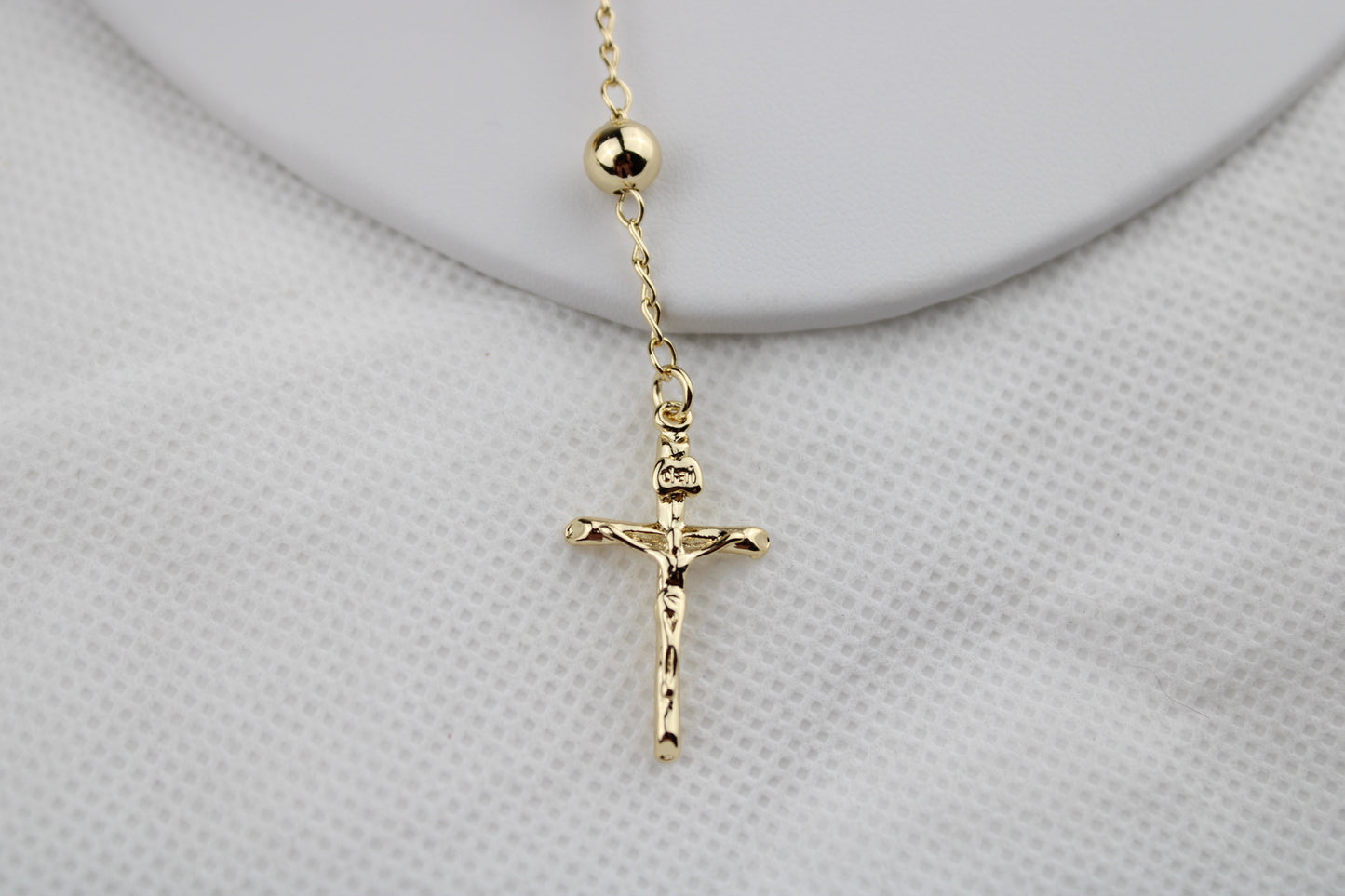 Rosario en Oro Laminado