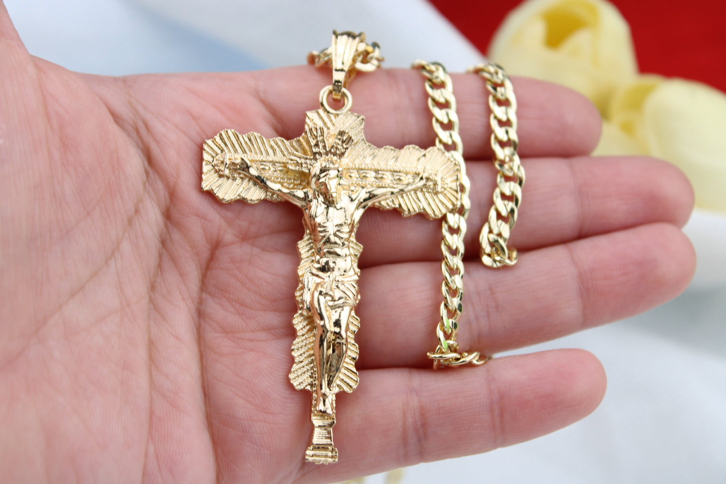 Men’s gold plated chain 24”