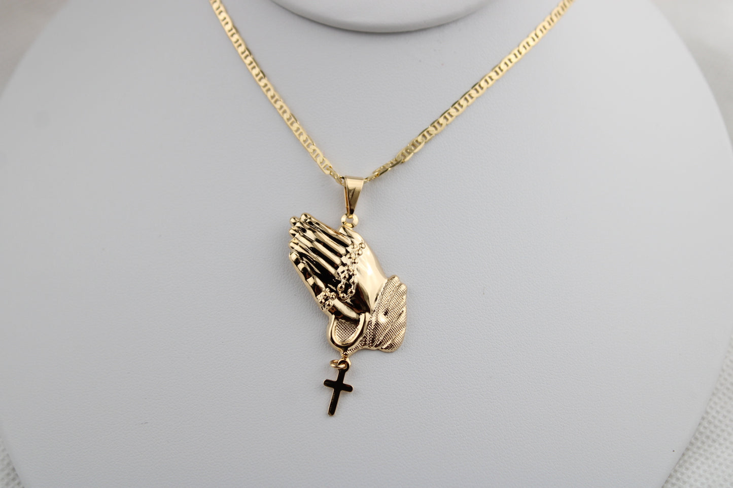 18k gold filled chain with pendant / oro laminado de Alta calidad