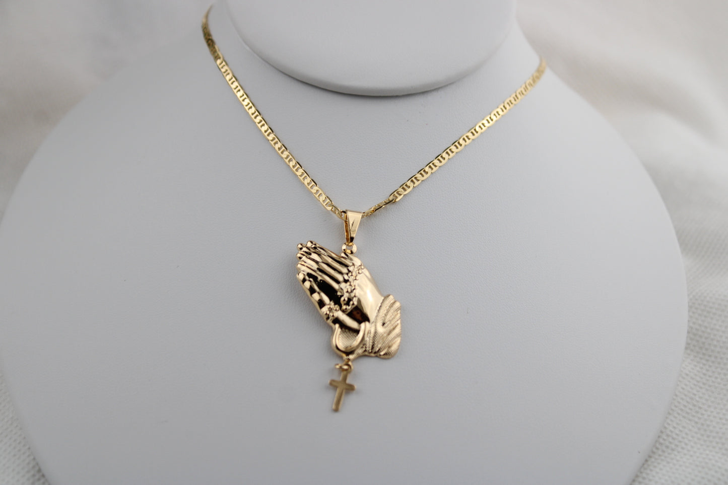 18k gold filled chain with pendant / oro laminado de Alta calidad