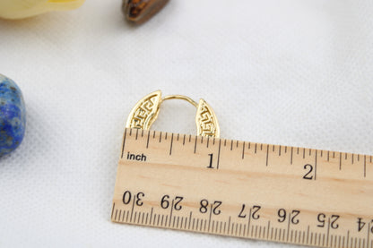 Arracadas pequeñas Oro laminado