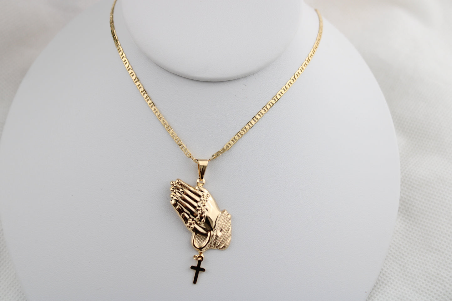 18k gold filled chain with pendant / oro laminado de Alta calidad
