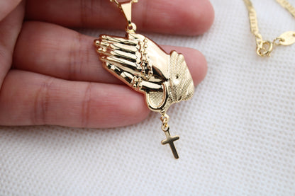 18k gold filled chain with pendant / oro laminado de Alta calidad